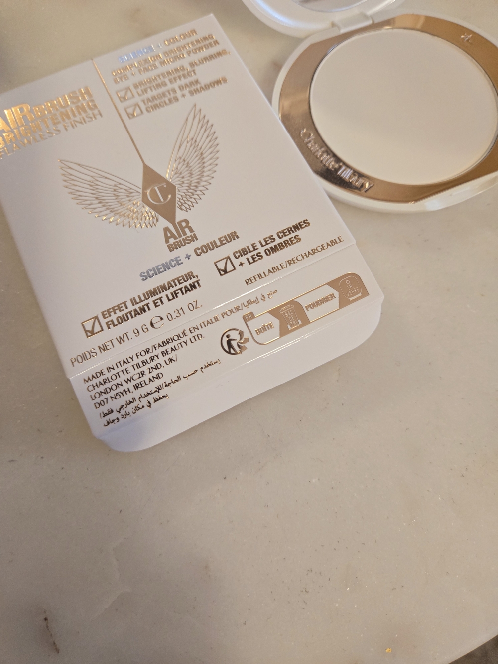 Charlotte Tilbury Airbrush Brightening Flawless Finish Powder – Fair/Medium